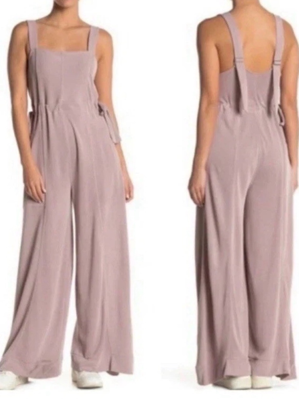 Fp movement it’s a cinch Wide-Leg Jumpsuit in Dusty Rose - Picture 4 of 10